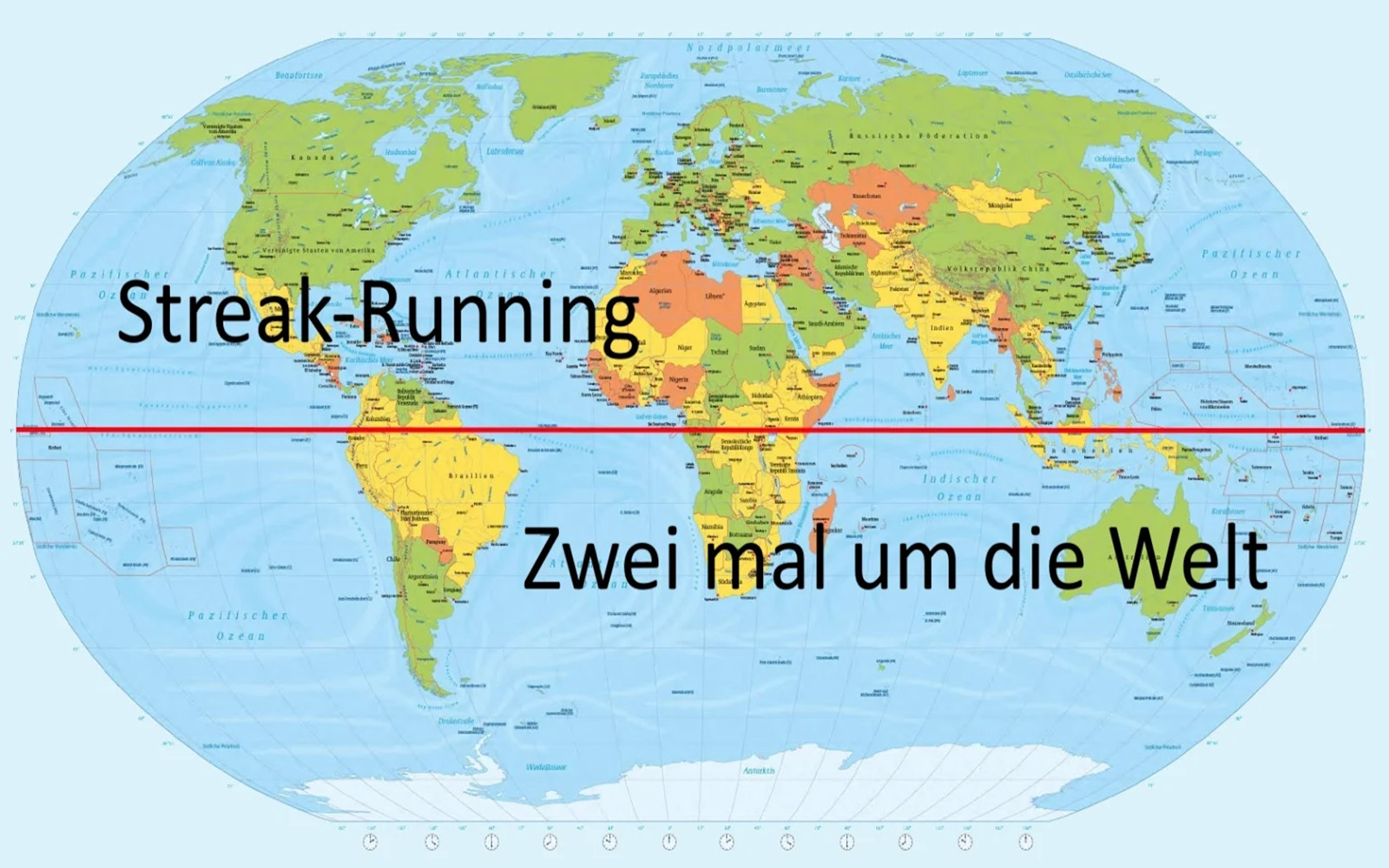 Streak-Running – Zwei mal um die Welt